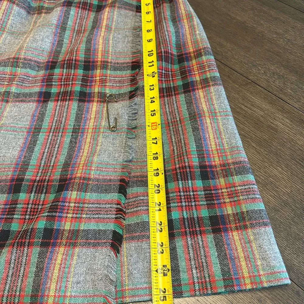 Elegant Plaid‎ Midi Skirt - Multicolor